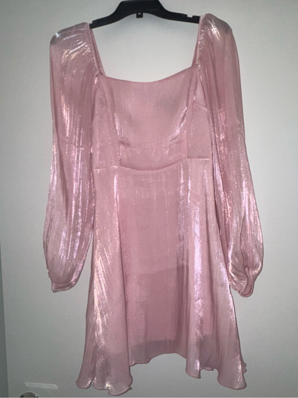 Forever 21 Shimmery Light Pink Party Dress